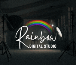 Rainbow Digital Studio header GIF